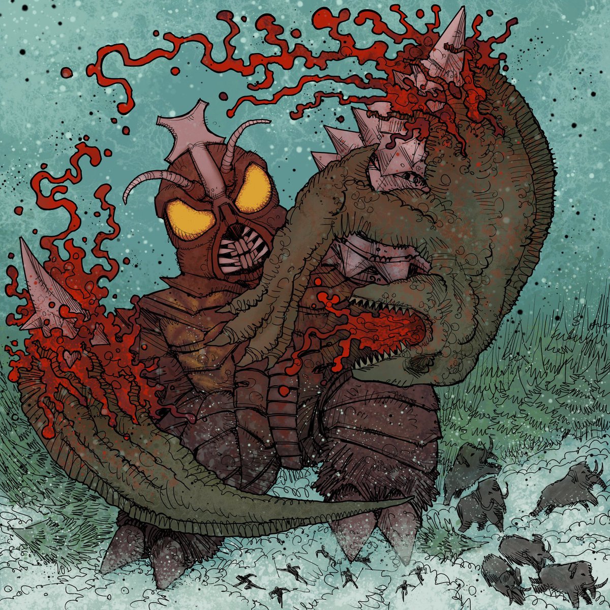 wharffles's tweet image. “My planet, my world, shall be infested with underground devils no longer.”