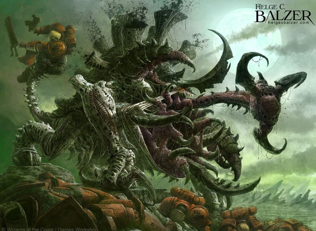 The Haruspex, Tyranid Art by Helge C. Balzer