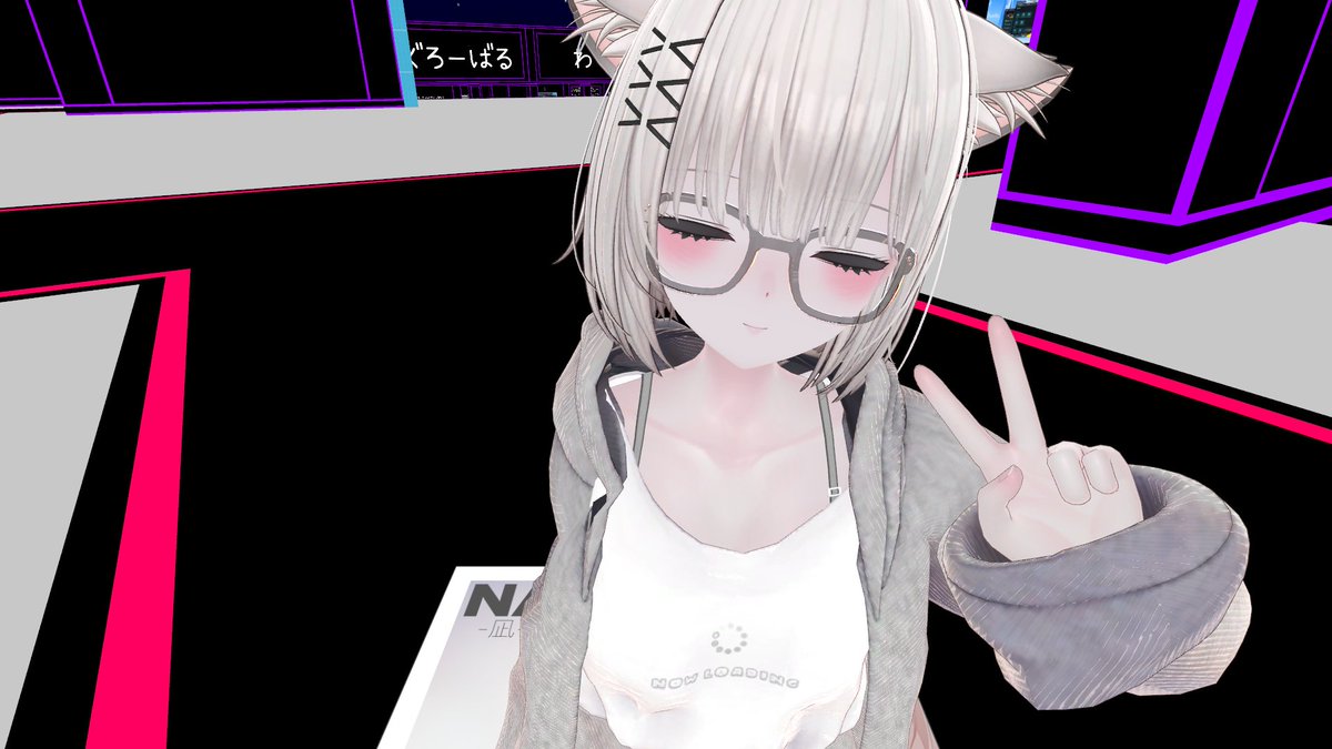 Shiragiku___'s tweet image. やっとVRChatはじめた！！！！！
かわいいくて優しい人に出会えてとてもいいっす