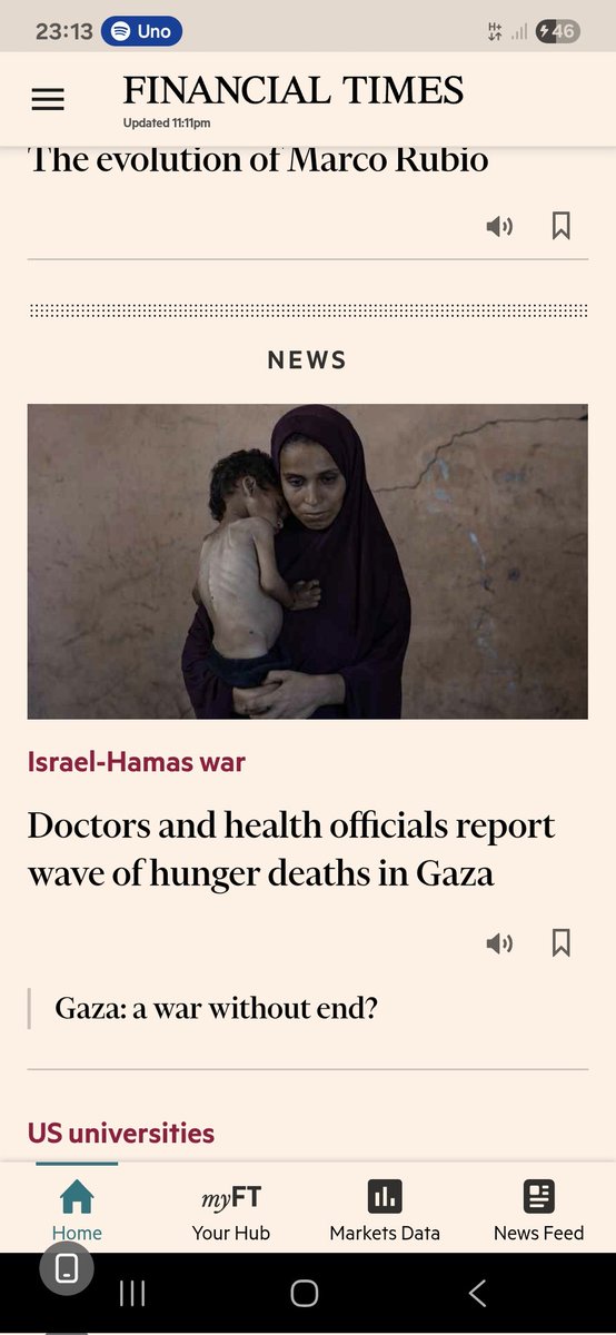babgi's tweet image. " WAVE OF HUNGER DEATHS" in Gaza.
Genocide
@auroreberge
on.ft.com/3TUaYbL