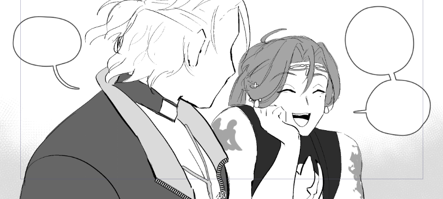 Currently halfway done with my upcoming Quinya comic...! 💤🦊 