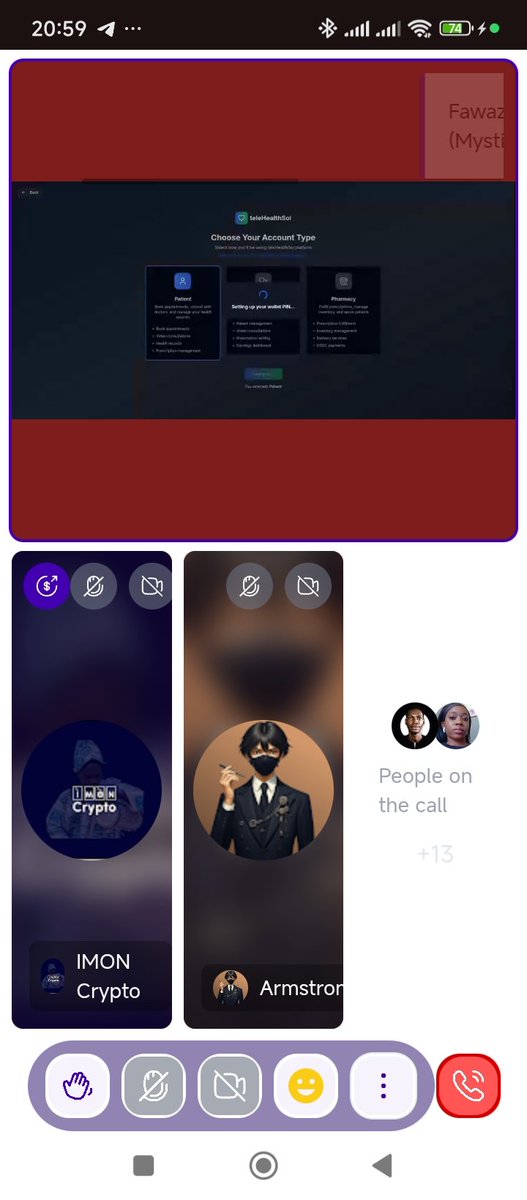 ArmstrongOfDefi's tweet image. We had @teleHealthS0l take us through a thorough product demo on how to use their platform during the @SuperteamNG Kano community call today.
A lot is cooking in the kitchen and TelehealthSol and @use_stream are definitely some of the good ones.
Spot the flex UX on stream?πβ¦