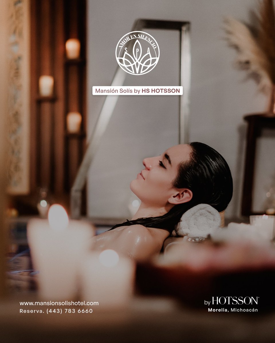 HotelesPorMéxico (@hotelesxmexico) on Twitter photo ¿Ya conocen la nueva oferta de relajación y bienestar del hotel Mansión Solís by HOTSSON? 💆♀️
Catalogado como el mejor spa de Morelia, ofrece una experiencia de bienestar única. El cuerpo lo necesita… ¡y la mente lo agradece! ✨🧖
<a href="/HSHOTSSON/">HS HOTSSON HOTELS & RESORTS</a> ¿Ya conocen la nueva oferta de relajación y bienestar del hotel Mansión Solís by HOTSSON? 💆♀️
Catalogado como el mejor spa de Morelia, ofrece una experiencia de bienestar única. El cuerpo lo necesita… ¡y la mente lo agradece! ✨🧖
<a href="/HSHOTSSON/">HS HOTSSON HOTELS & RESORTS</a>