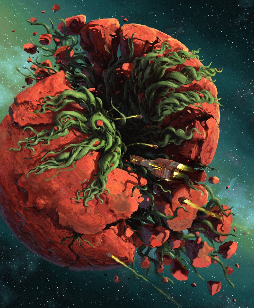CalderMoore_'s tweet image. Here's all my Edge Of Eternities art Such a fun set to work on.
Will have prints available when the set launches at my Paage . will also do a Artist proofs release for them as well!