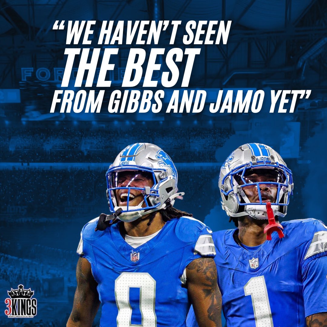DetroitJoeChapp's tweet image. Is it safe to say with JAMO seeing more routes, and Gibbs being split out wide, we haven’t even seen the best from these two?
Link youtu.be/2ERV4VJSols
#OnePride