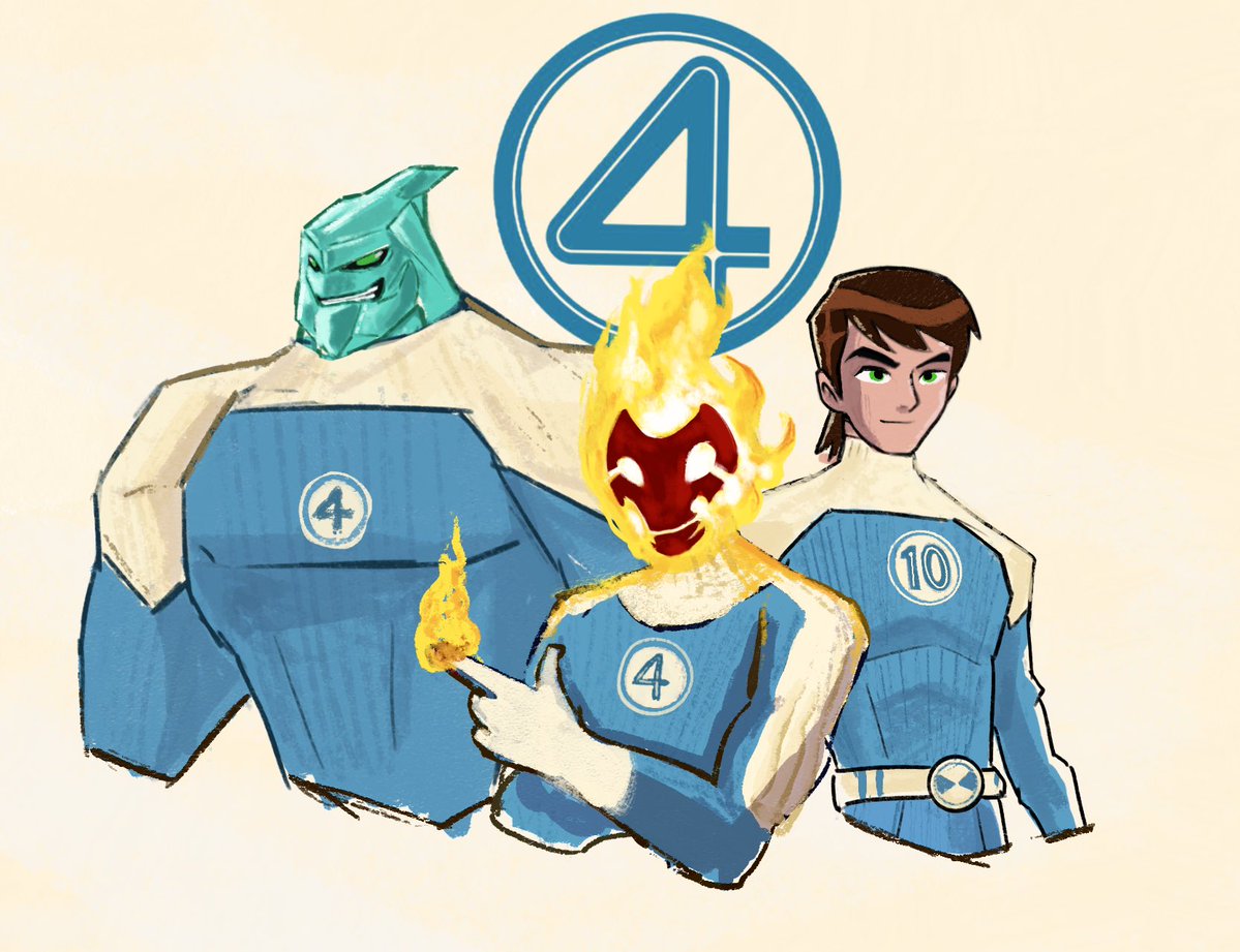 CrabbzyArt's tweet image. continuing the series… should i create all the aliens in fantastic 4 style fits?
( #artmoots #art #ben10 #FantasticFour #ben10art )