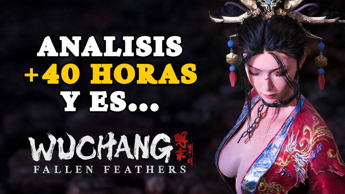 En unas horas sale WUCHANG FALLEN FEATHERS, un buen soulslike, que recomiendo, ya les digo que el diseño de niveles es lo que más me ha gustado junto al combate que creo que me faltan cosistas por descubrir, les dejo mi analisis después de 40 horas youtu.be/CtvFj0EDOsY