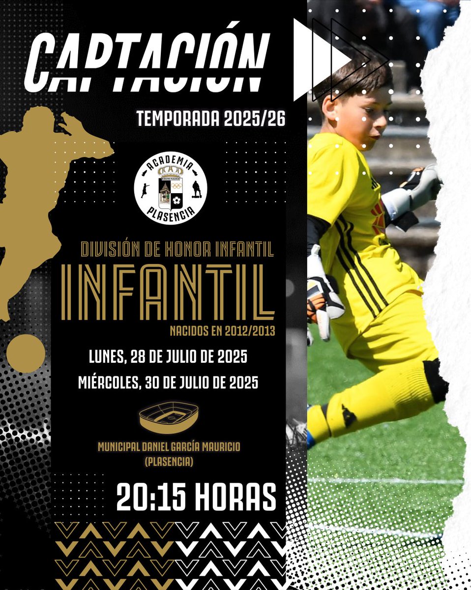 _LaAcademia_'s tweet photo. ¿Preparado para jugar en División de Honor Infantil?

🙌🏻 Arrancamos la temporada 2025/26 con las Jornadas de Captación #IᥒƒᥲᥒtɩꙆ

¡La mejor categoría del Fútbol Extremeño te espera! 🖤🤍

📝 https://t.co/jYLwGIOpWj

#AᥴᥲdᥱmιᥲPᥣᥲsᥱᥒᥴιᥲ | #CᥙmρᥣιᥱᥒdoSᥙᥱᥒ̃os https://t.co/ADhh9bQ2qt