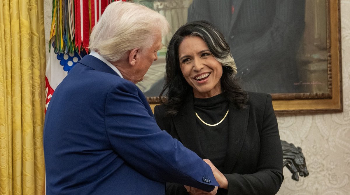 antiwarmisfit's tweet image. Who knew Tulsi Gabbard would be such a brave patriot and the best pick in the Trump administration?
Oh, right. I did. 💅✨️