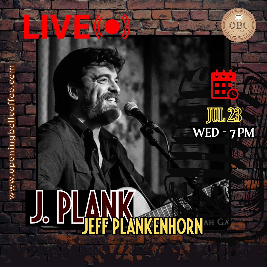 Tonight!  7 PM <a href="/JeffPlankenhorn/">J. Plank (Jeff Plankenhorn)</a> and Joe Cat getting us started!