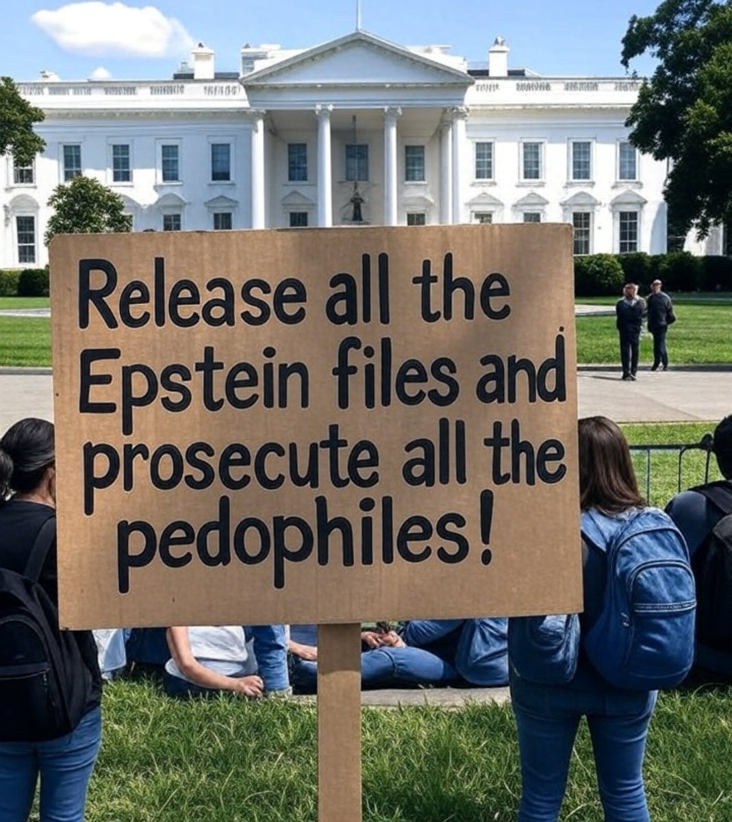Trump is in the Epstein files. We know Bill Clinton is in the files too or Biden would’ve released them during his presidency.

No more secrets. Release all the Epstein files and prosecute all the pedophiles.

The American people deserve the truth and the victims deserve justice!