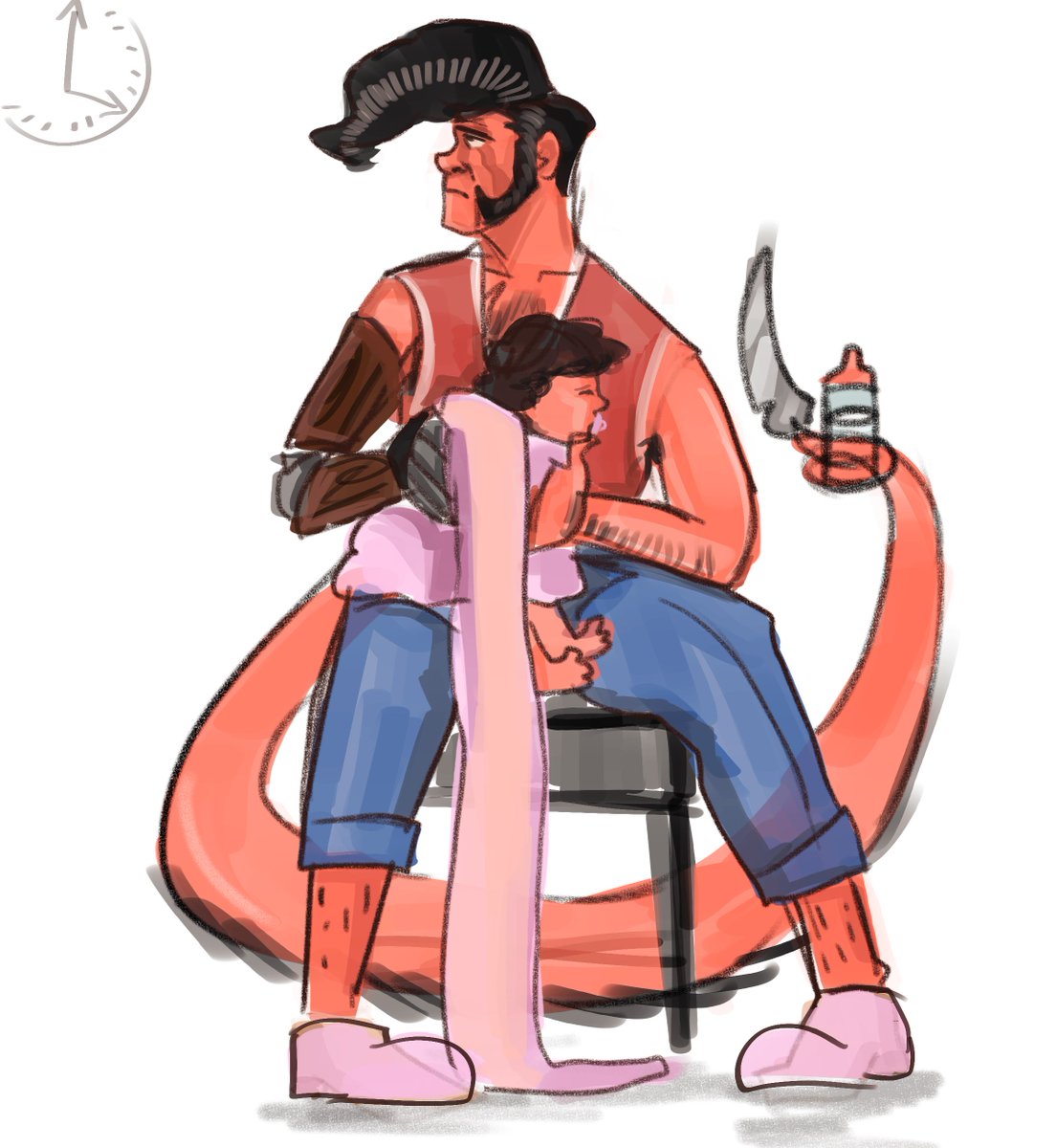 taffythas_art's tweet image. Nightly cuteness