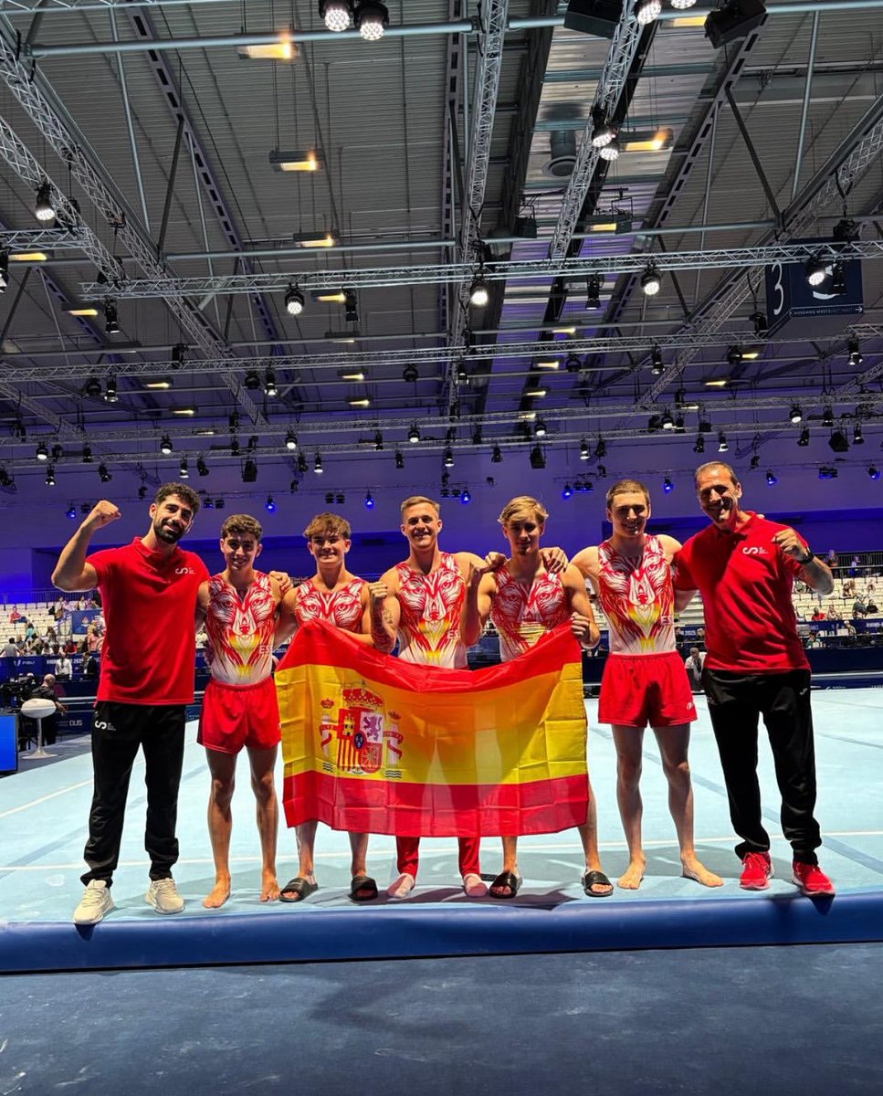 ¡Buena competición del #TeamESP de #GAM en los Juegos Mundiales Universitarios!

Unai Baigorri, Joshua Williams, Pau Jiménez, Álvaro Giráldez e Ignacio Yockers concluyen en 5ª posición por equipos 🔝 y las siguientes finales:

Pau: AA
Unai: Salto
Ignacio: AA y Arcos

¡Seguimos!💪🏼