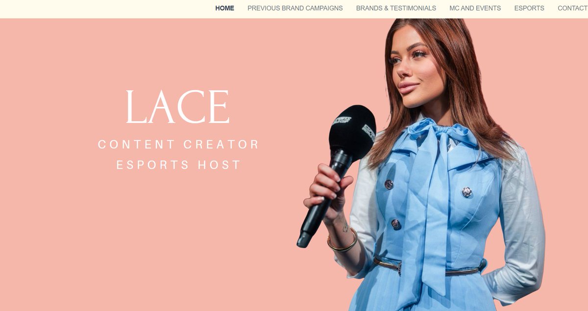 I finally completed something i've been meaning to do for a while. Move over media kit.. IVE GOT A WEBS!TE! 

Creators if youre looking to showcase all the wonderful things you've done for brands, this is defs the play.

laceysomerville.com