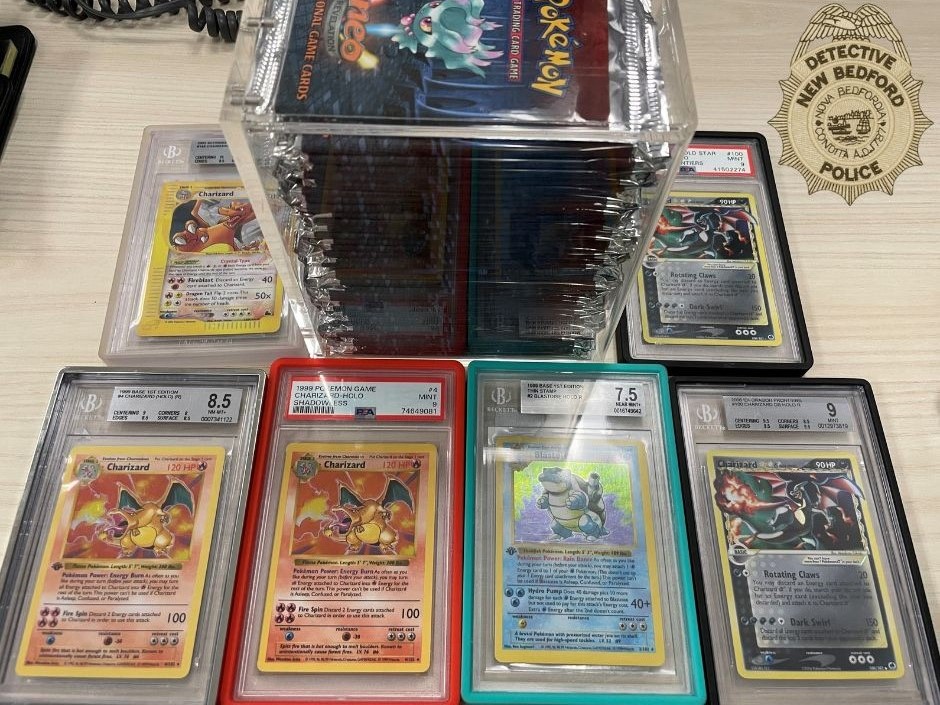 wpri12's tweet image. Police have arrested a man in connection with the theft of $113,000 worth of Pokémon collectibles from a New Bedford shop earlier this month.
Read more: wpri.com/news/local-new…
