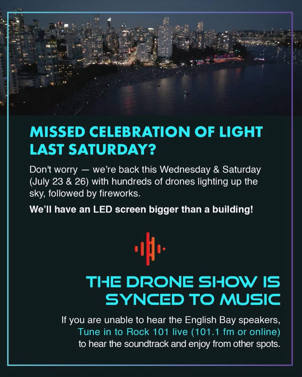 We’re back #Vancouver!  😎👀
Let’s do it! 
#celebrationoflight