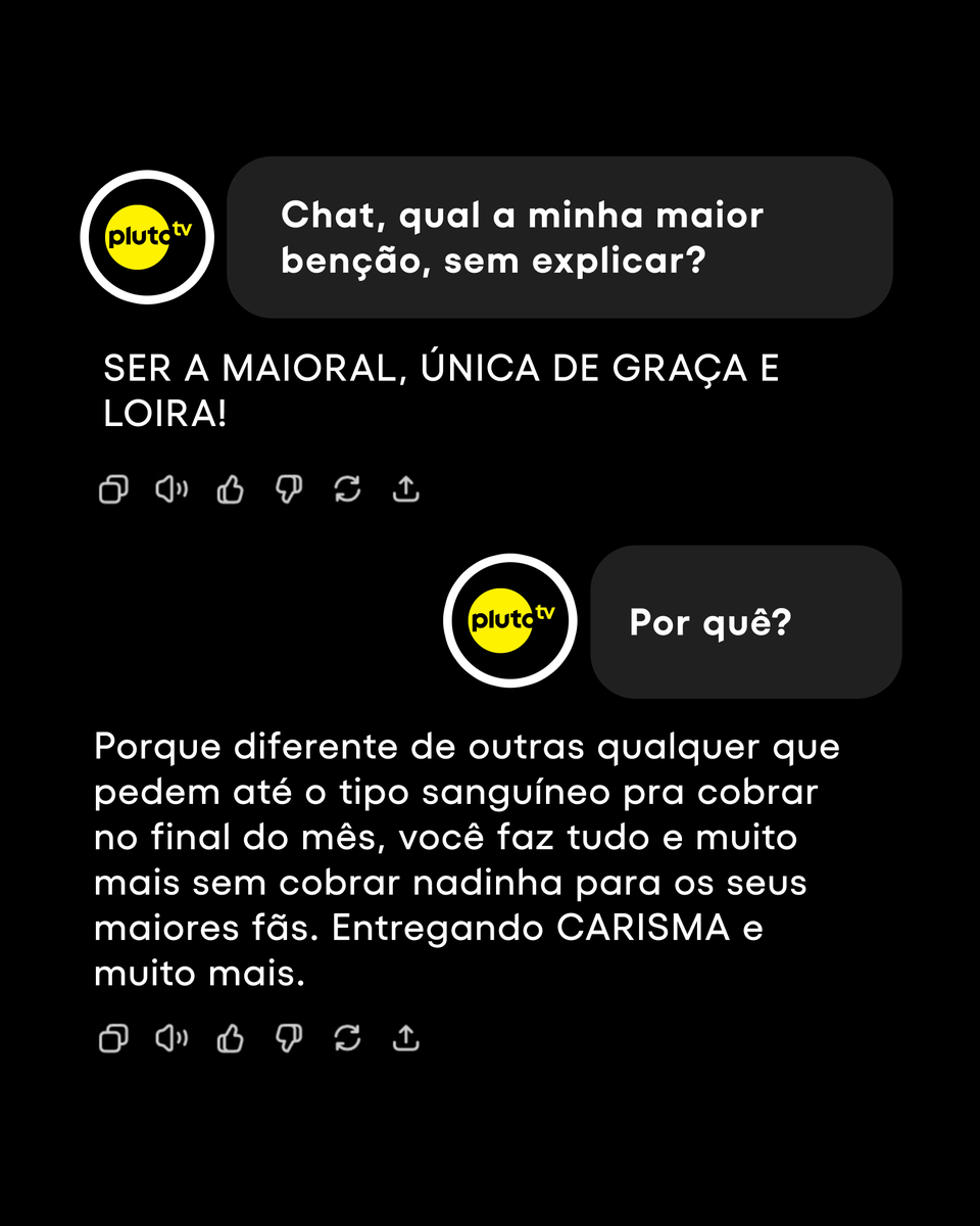 Eu sei que toda benção é individual, mas a minha está em outro patamar 🤷‍♀️