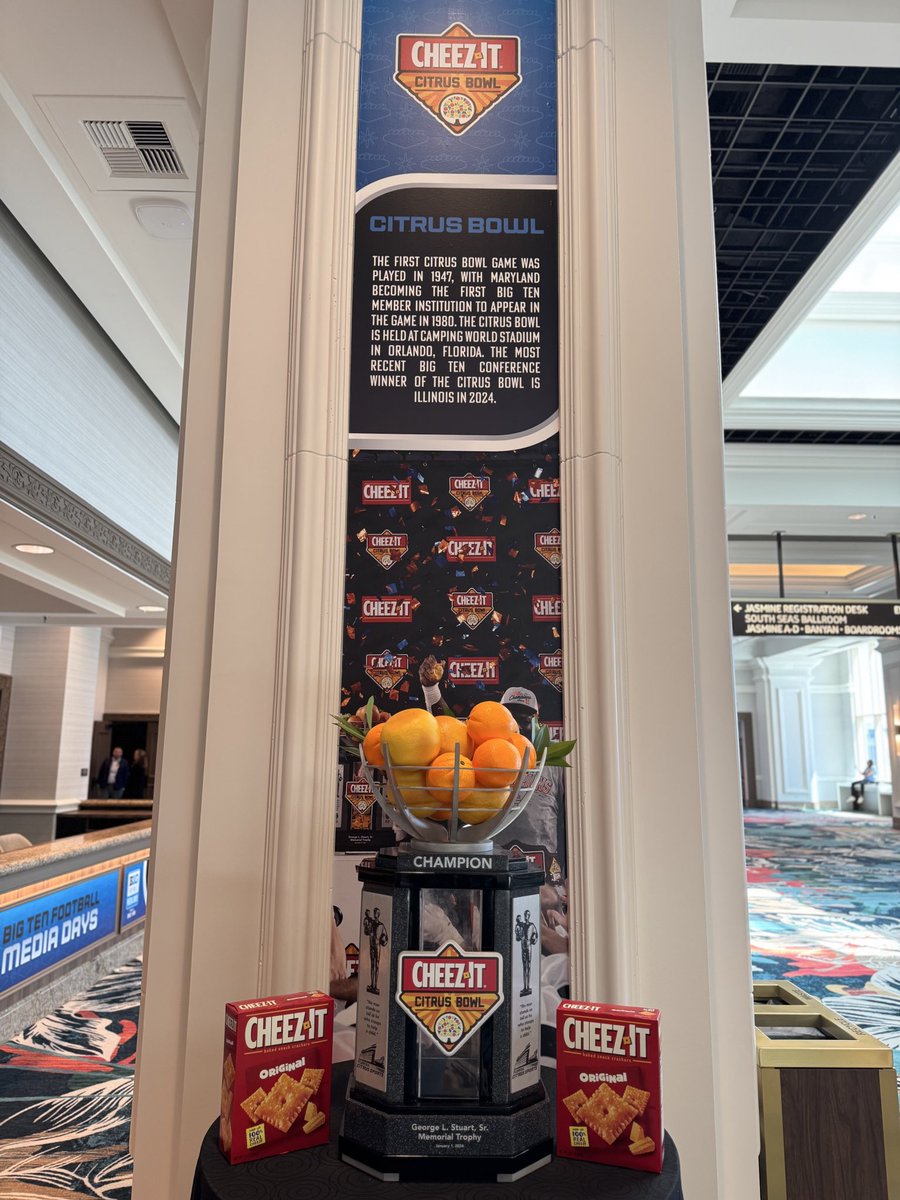 What happens in Vegas, stays in Vegas…

…except for our trophy, that’s coming back to Orlando with us until someone wins in on New Year’s Eve.

#CitrusBowl | #B1GMediaDays