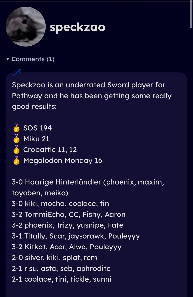 i suggested <a href="/speckzao/">speckzao</a> to +3! please consider upvoting, he’s a really strong and underrated player for pathway (: