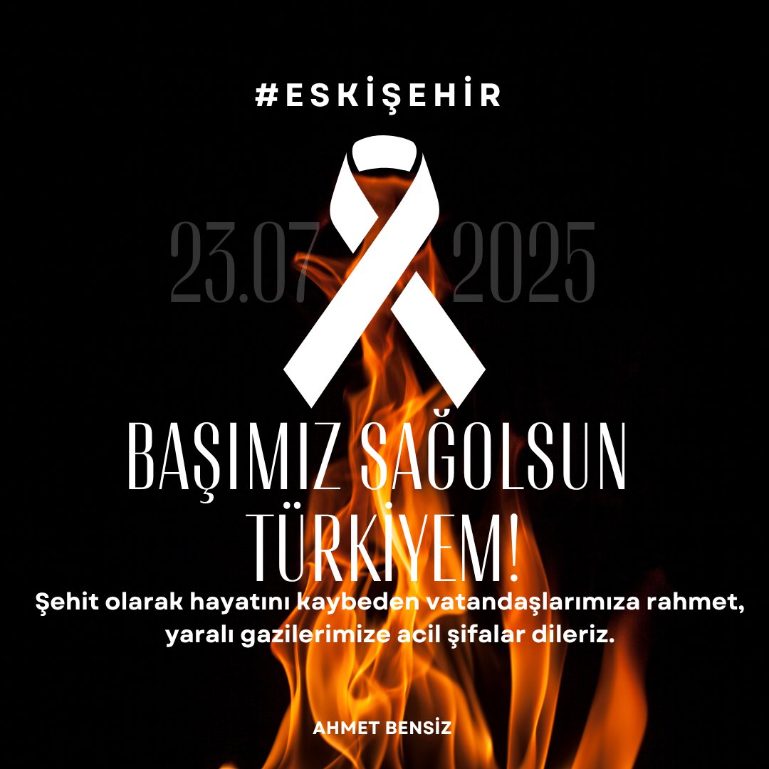 Önce ciğerimiz yandı...
Sonra "On canımız"
Şehitlerimize Allah’tan rahmet, yaralı gazilerimize acil şifalar diliyorum.
#BaşınSağolsunTürkiyem
#Eskişehir