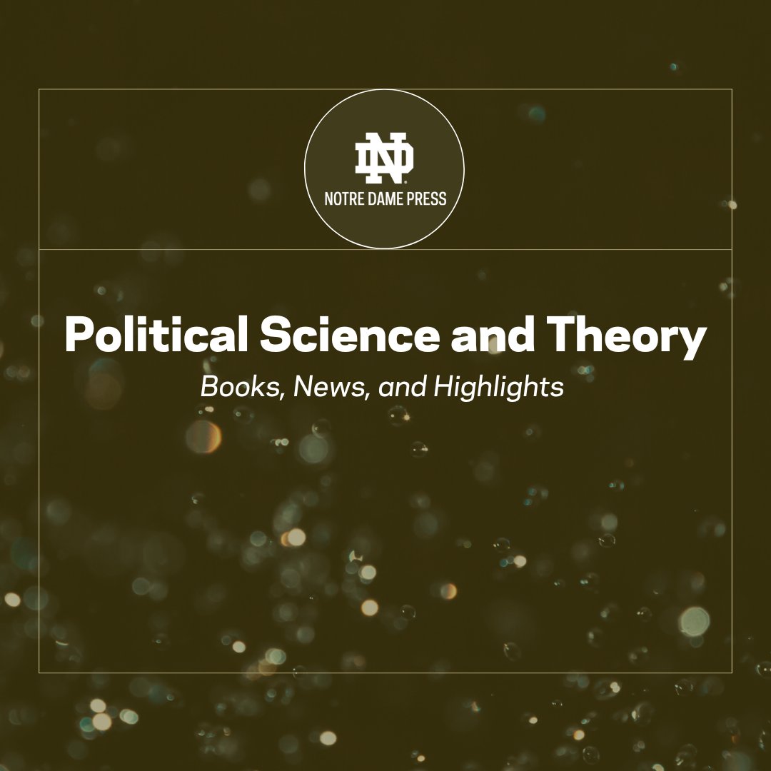 We are delighted to share our latest #PoliticalScience and #Theory newsletter! Don’t miss these analyses of #Modernity, #Democracy, #Conservatism, and #HumanDignity. Can’t wait to learn more? Sign up for our newsletter—and access exclusive #Discounts!

bit.ly/40yUj17