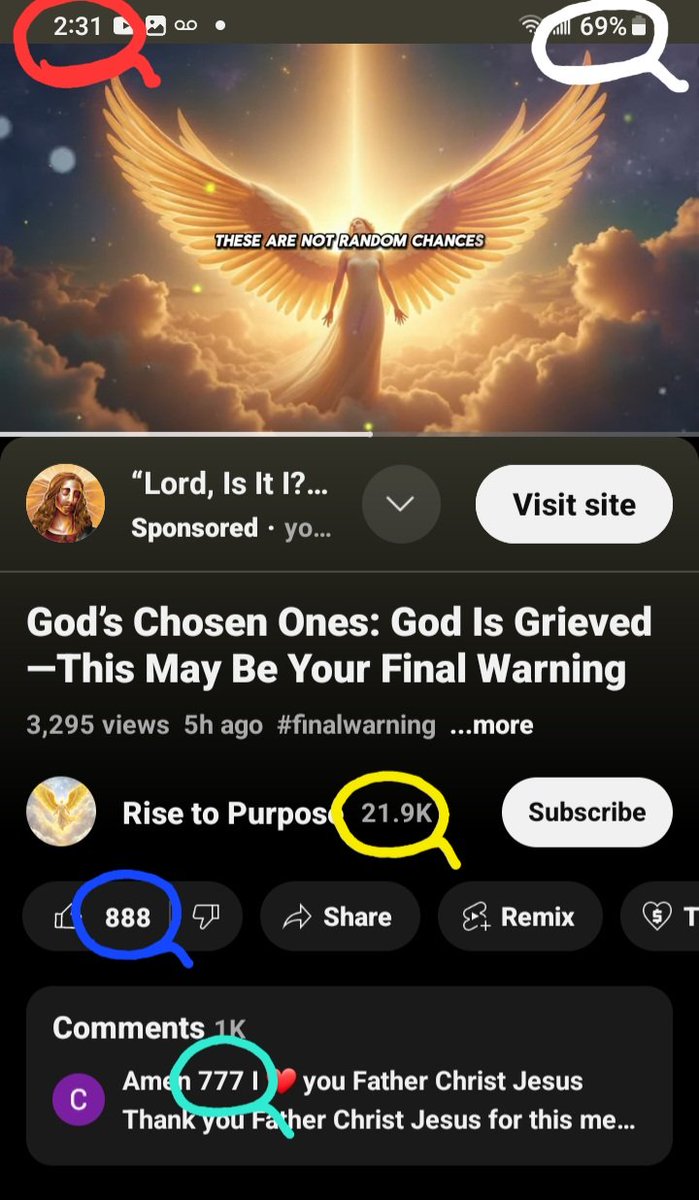 DeanDavis33's tweet photo. 7️⃣7️⃣7️⃣ #SevenSevenSeven 
8️⃣8️⃣8️⃣ #EightEightEight 
2️⃣3️⃣1️⃣ #TwoThreeOne 
2️⃣1️⃣9️⃣ #TwoOneNine
🦋6️⃣9️⃣ #SixtyNine 🐇
😁 #WhatAreTheOdds https://t.co/p8DSzF6m82