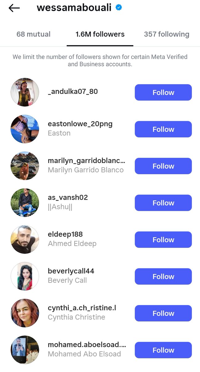 انا اول مرة في حياتي اطلب منكم تشيروا تويتة انا كاتباها .. شيروا من فضلكم واعملوا منشن لأديداس ضروري جدا.

Wisam Abou Ali is literally buying fake followers, just take one look at his followers list, it’s full of bots and shady accounts. If that’s not a red flag, I don’t know