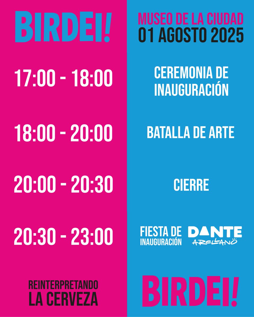 asomarte's tweet image. 🎨🍺 BIRDEI no es una fiesta... bueno: sí es una fiesta, pero de ARTE y CULTURA alrededor de una cerveza para celebrar el día de la "quitased".
Sin duda un gran evento organizado por Cerveceros Arellano, promotores, por supuesto, del CONSUMO RESPONSABLE.
asomarte.com/revista/art/10…