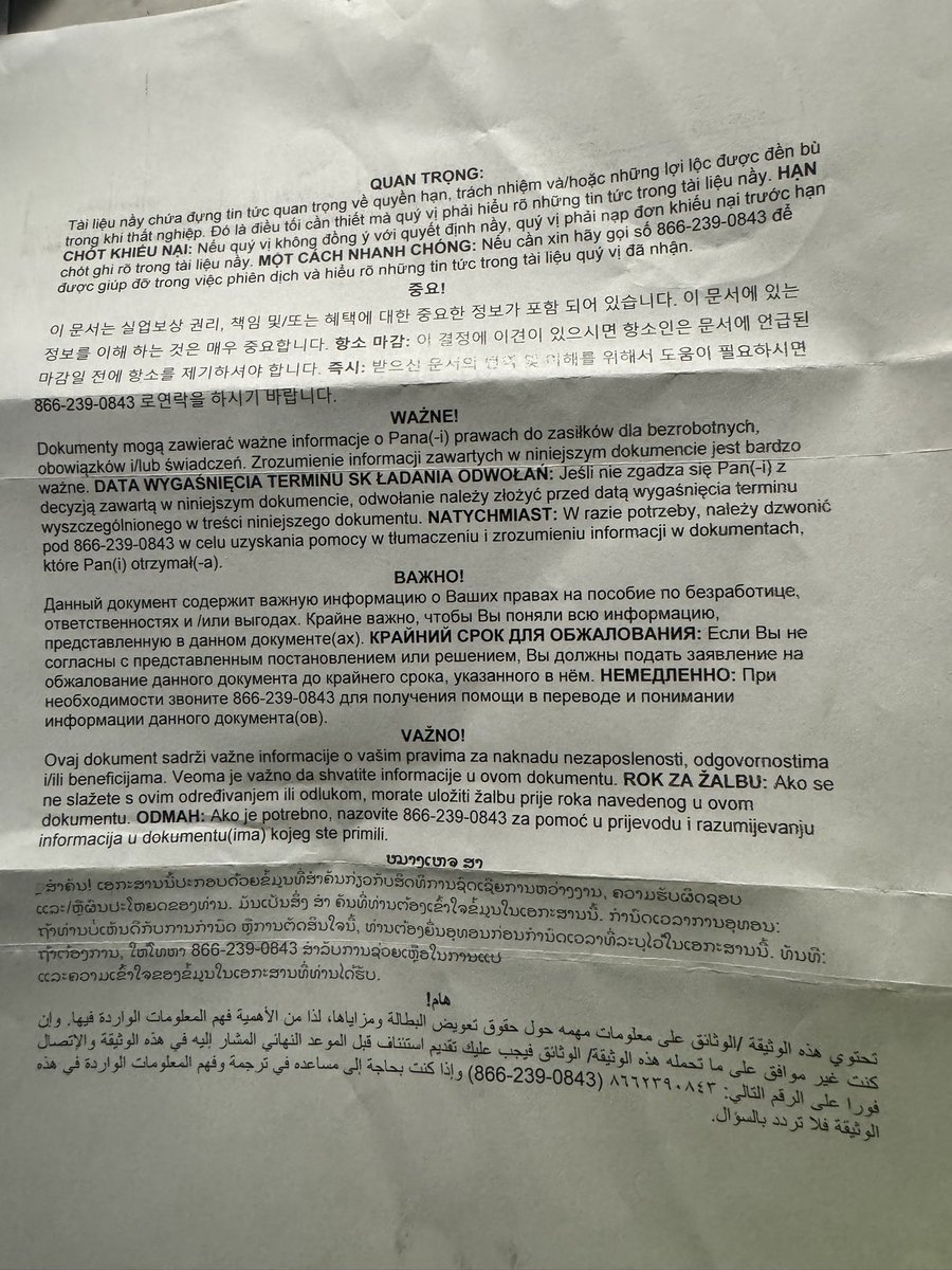 misomfreedom's tweet image. I tried tagging Joni Ernst however why would I need to know all those languages to file unemployment in Iowa?