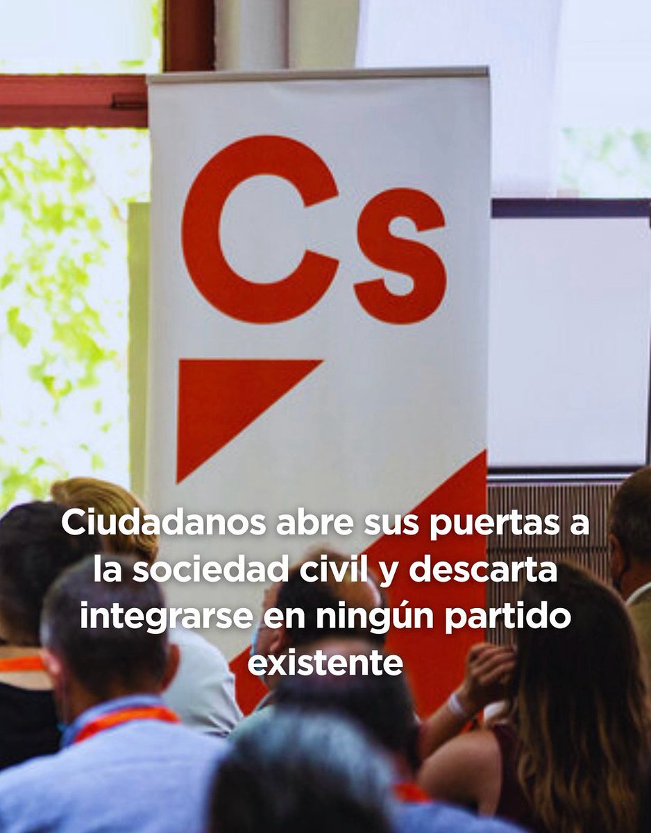 🧡Ciudadanos abre sus puertas a la sociedad civil y descarta integrarse en ningún partido existente

ciudadanos-cs.org/prensa/ciudada…