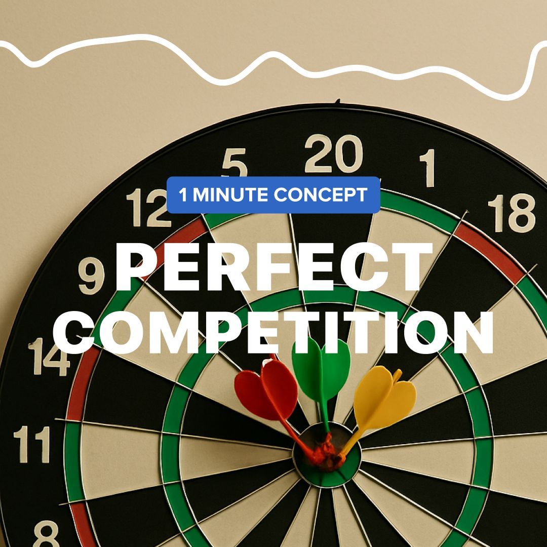 IBKR_IM's tweet image. What is Perfect Competition? It’s a market where many businesses sell identical products and no single seller can influence price. 
 
Learn more: bit.ly/ibkr-im 👇

#PerfectCompetition #MarketStructure #EconomicsBasics #FinancialEducation #InvestMentor