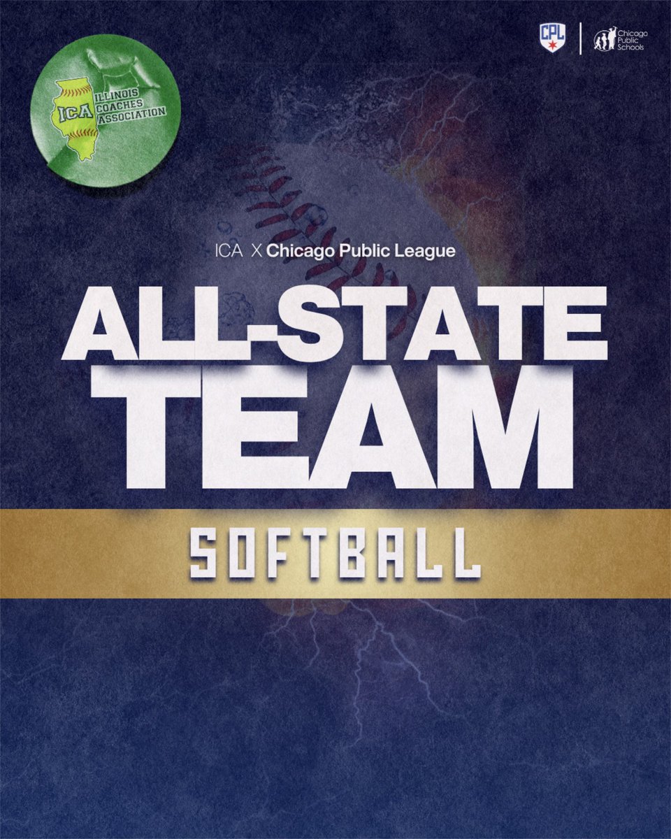 CPLAthletics's tweet image. The Illinois Coaches Association named its All-State Softball Team last month. 

Congratulations to our Chicago Public League honorees! #CPLproud ✨