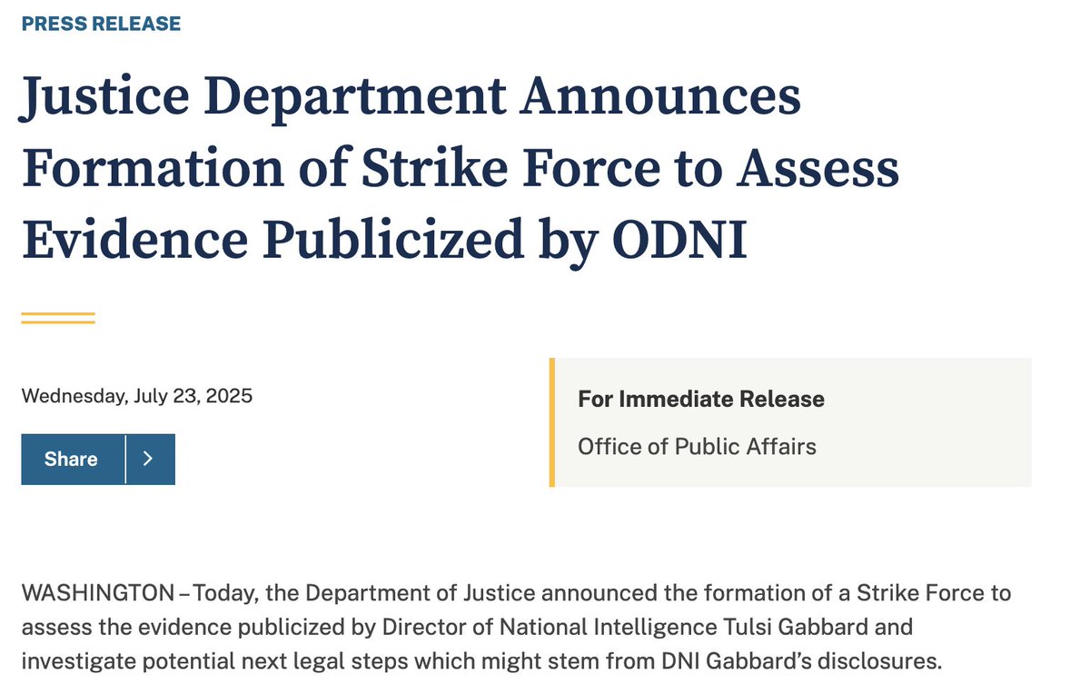 JohnDParody's tweet image. DOJ looking into Obama & intelligence for Russiagate.
What a day!