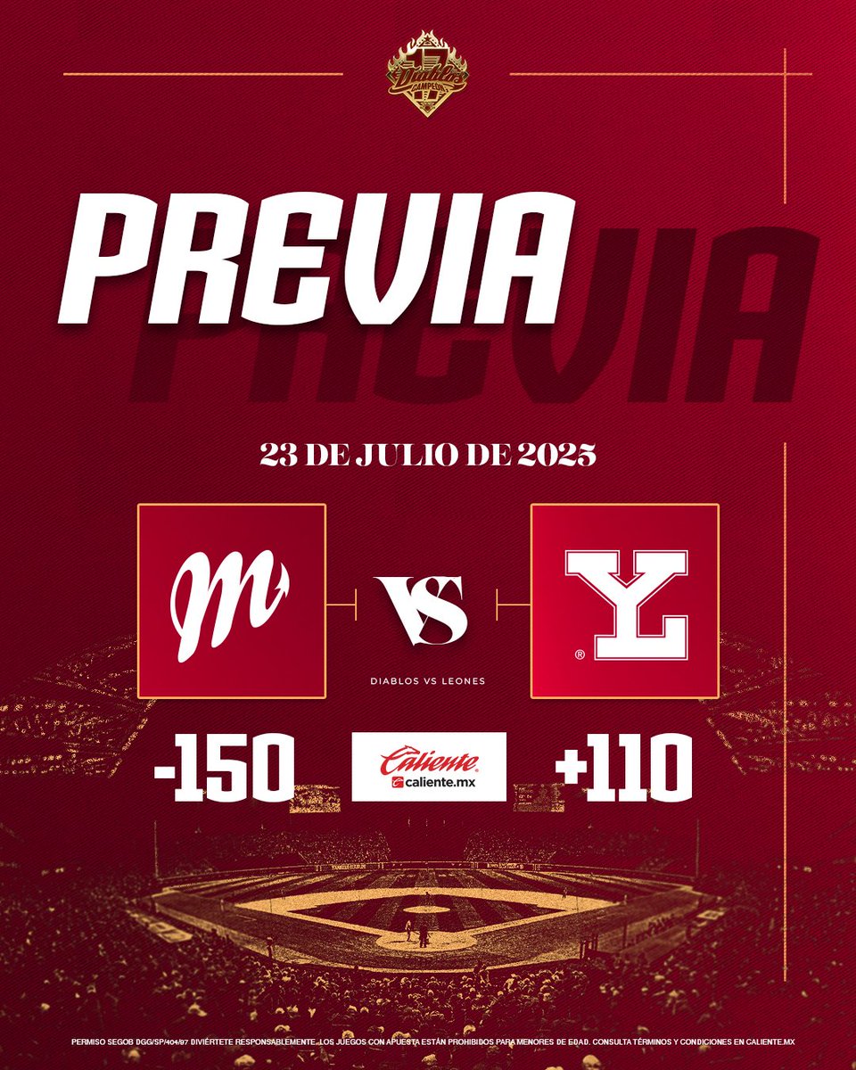 DiablosRojosMX's tweet image. Regístrate en @calientesports y recibe $1000 de regalo, forma parte de la casa de apuestas oficial de la Pandilla Escarlata 👹📲
👉🏻 bit.ly/3oCTSTn
#H1S7ORICOS🏆 | #MásAcciónMásDiversión