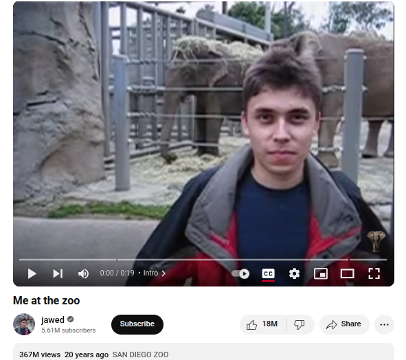 starting youtube from the beginning no spoilers please