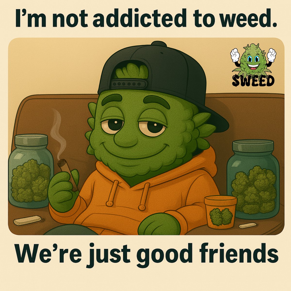 WeedMemeCoin420's tweet image. GM Fam ☕️💚

Have a wonderful day!! 😎☀️