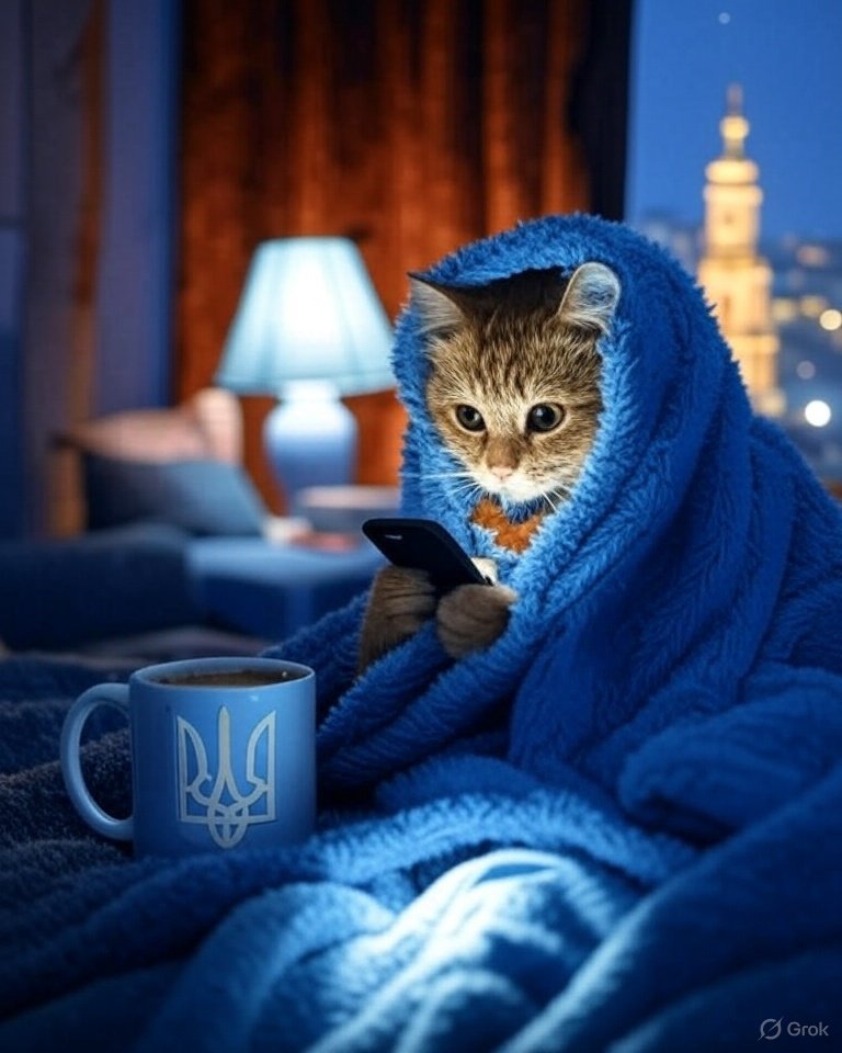 🇺🇦💙💛 to all dear friends 🇺🇦💙💛

Another day has ended and time for some hours of night's rest. Of course at first a short break with 
a nice hot mug of caffee latte while checking the personal mail.

When you consider to share a ☕ boost with A30B South, see the link