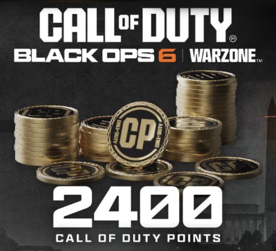Call of Duty Black Ops 6 Informer (@bo6codinformer) on Twitter photo We’re sending somebody 2400 COD Points that:
- Likes this tweet
- Follows <a href="/CODBO7Informer/">Call of Duty Black Ops 7 Informer</a>
- Follows <a href="/BF6Informer/">Battlefield 6 Informer</a> (if have interest in Battlefield 6)
Ends tomorrow! We’re sending somebody 2400 COD Points that:
- Likes this tweet
- Follows <a href="/CODBO7Informer/">Call of Duty Black Ops 7 Informer</a>
- Follows <a href="/BF6Informer/">Battlefield 6 Informer</a> (if have interest in Battlefield 6)
Ends tomorrow!