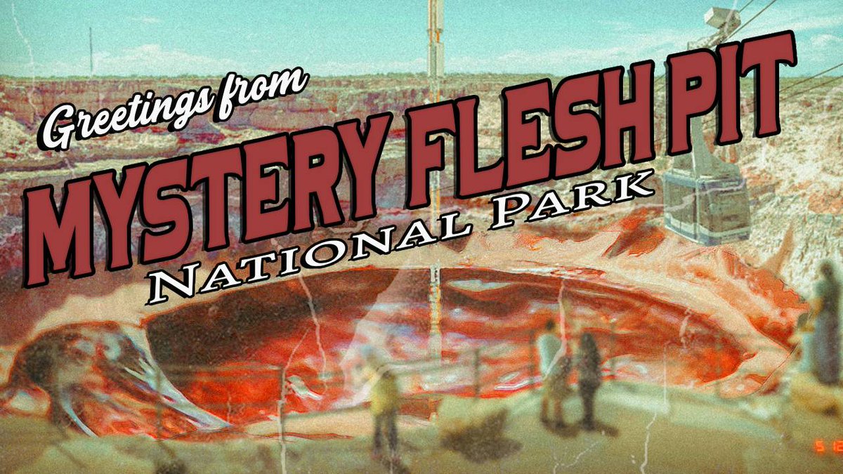NormansIndex's tweet image. Greetings from Mystery Flesh Pit National Park