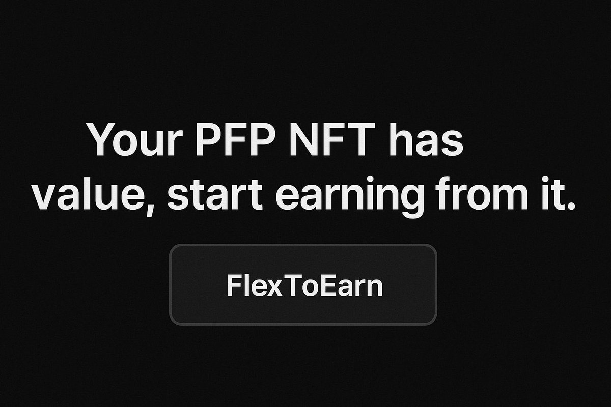 CretinsMunks's tweet image. Do you know that it takes less than 2 minutes to start flexing on FlexToEarn?
No staking. Free. No complexity.
Just set your PFP with your best NFT, verify, and start earning daily 🚀
@RobinCronos @LoadedLions_CDC @ObsidianSwap