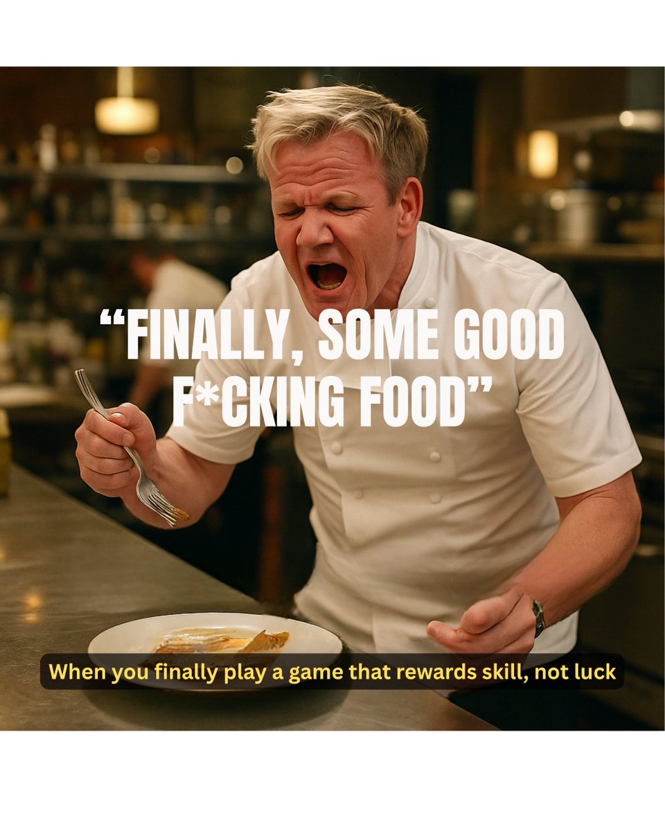 luxoddgames's tweet image. We’ve been showing people the Luxodd concept, and the reaction has been this energy. 👨‍🍳🔥

Folks are starving for skill-based games they can bet on and win or lose fairly.

Casinos had their turn.
Now we’re serving something better.

#FinallySomeGoodGames #SkillBasedGaming