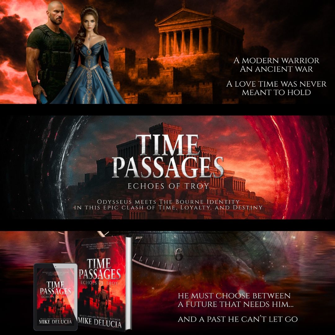 eevalancaster's tweet image. OUT NOW! 🔥
More than a #timetravel #romance, TIME PASSAGES promises an exciting adventure back to Ancient Troy, with its unique culture and practices.
📌 mybook.to/timepassagesMDL
#FREE #Kindleunlimited
@mdeluciabooks
#fantasy #mustread #scifi #kindlebooks #bookboost #bookworms