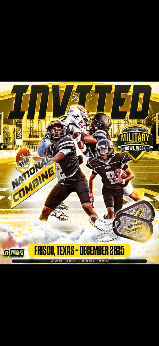 Kollin “2K” King (@kollinking93) on Twitter photo Thank you to <a href="/ArmyWP_Football/">Army Football</a> for The National Combine game invite!!
<a href="/CoachDee97/">Dee Oliver</a> <a href="/CoachGFerg/">Graham Ferguson</a> <a href="/keithetheredge1/">keith etheredge</a> <a href="/halverson88/">Jason Halverson</a> <a href="/AuburnHighFB/">Auburn High Football</a> <a href="/CoachScott34/">Scott Goolsby</a> <a href="/ReginaldLSmith/">Reginald Smith</a> <a href="/BallCoachHP/">Coach D</a> <a href="/CoachApplewhite/">Major Applewhite</a> <a href="/Coach_JBradley/">Jonathan Bradley</a> Thank you to <a href="/ArmyWP_Football/">Army Football</a> for The National Combine game invite!!
<a href="/CoachDee97/">Dee Oliver</a> <a href="/CoachGFerg/">Graham Ferguson</a> <a href="/keithetheredge1/">keith etheredge</a> <a href="/halverson88/">Jason Halverson</a> <a href="/AuburnHighFB/">Auburn High Football</a> <a href="/CoachScott34/">Scott Goolsby</a> <a href="/ReginaldLSmith/">Reginald Smith</a> <a href="/BallCoachHP/">Coach D</a> <a href="/CoachApplewhite/">Major Applewhite</a> <a href="/Coach_JBradley/">Jonathan Bradley</a>
