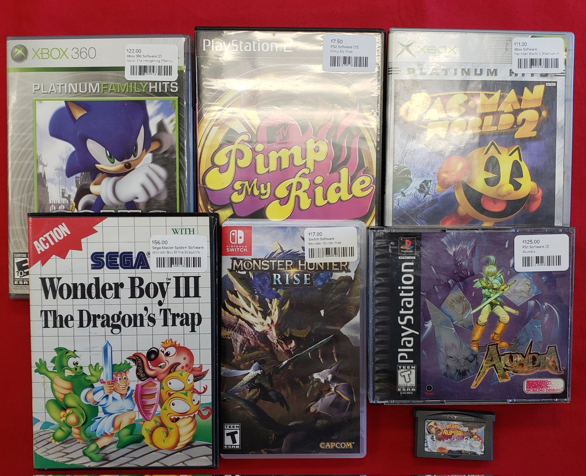 BigRedsRetroGmz's tweet image. Straying from our usual post format by posting a single game from a bunch of different systems. Any favorites here?
#Nintendo #Switch #Sony #Playstation #PS1 #PS2 #Microsoft #Xbox #Xbox360 #GameBoy #GBA #GameBoyAdvance #PhysicalMedia #RETROGAMING #retrogames