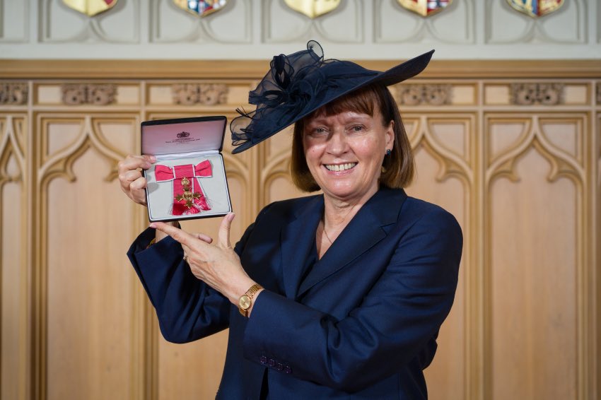 GillChumbley's tweet image. Yesterday I received my OBE from HRH The Princess Royal at Windsor Castle. What a wonderful way to mark my 47 year career in the NHS. It’s been a joy to care for all the patients I’ve had the privilege of meeting over the years. ❤️ @SigsworthJanice @ImperialPeople @Julie10000