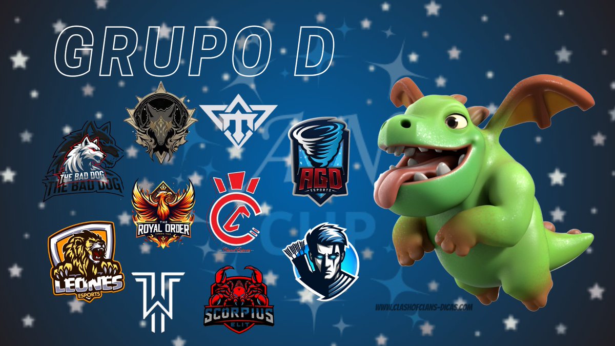 ANCUP (@ancup_21) on Twitter photo ⭐️PRESENTACION⭐️
Un Grupo donde cada uno luchara hasta el final por obtener la victoria y marcar la diferencia en la tabla.
<a href="/AGD_eSports/">𝘈𝘎𝘋 𝘦𝘚𝘱𝘰𝘳𝘵𝘴 🌪️</a>
<a href="/ArquerosEsports/">Arqueros Esports</a>
<a href="/1_The_Beast_/">THE BEAST</a>
<a href="/goldengg_e/">GØLDEN</a>
<a href="/TwEsportsCR/">TW Esports</a>
<a href="/TRO_oficial/">The Royal Order</a>
<a href="/ClandEsports/">ClandEsports</a>
<a href="/Dogs_BadCR/">The Bad Dogs</a>
<a href="/xvScorpiusxv/">Scorpius Elit</a>
<a href="/EsportsLeonesCR/">Leones eSports</a> ⭐️PRESENTACION⭐️
Un Grupo donde cada uno luchara hasta el final por obtener la victoria y marcar la diferencia en la tabla.
<a href="/AGD_eSports/">𝘈𝘎𝘋 𝘦𝘚𝘱𝘰𝘳𝘵𝘴 🌪️</a>
<a href="/ArquerosEsports/">Arqueros Esports</a>
<a href="/1_The_Beast_/">THE BEAST</a>
<a href="/goldengg_e/">GØLDEN</a>
<a href="/TwEsportsCR/">TW Esports</a>
<a href="/TRO_oficial/">The Royal Order</a>
<a href="/ClandEsports/">ClandEsports</a>
<a href="/Dogs_BadCR/">The Bad Dogs</a>
<a href="/xvScorpiusxv/">Scorpius Elit</a>
<a href="/EsportsLeonesCR/">Leones eSports</a>