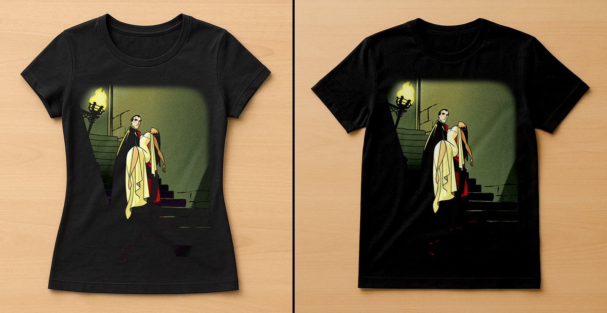 RamonRosanas's tweet image. Dracula T-shirt for girls and boys