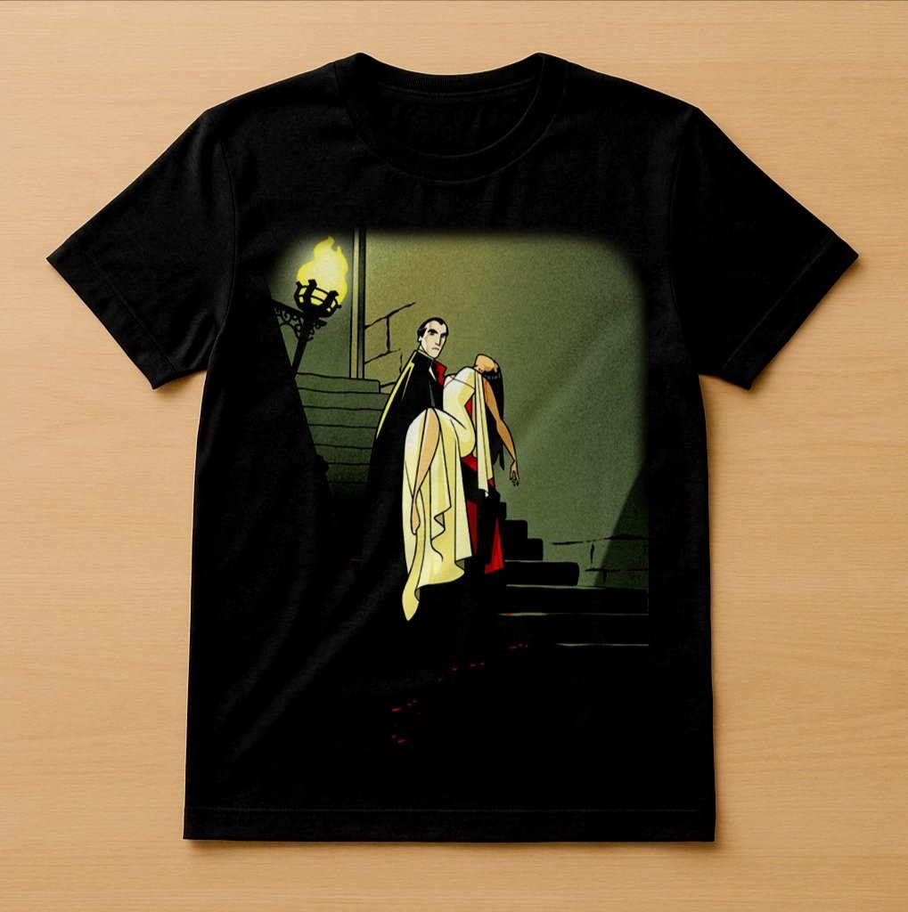 RamonRosanas's tweet image. Dracula T-shirt for girls and boys