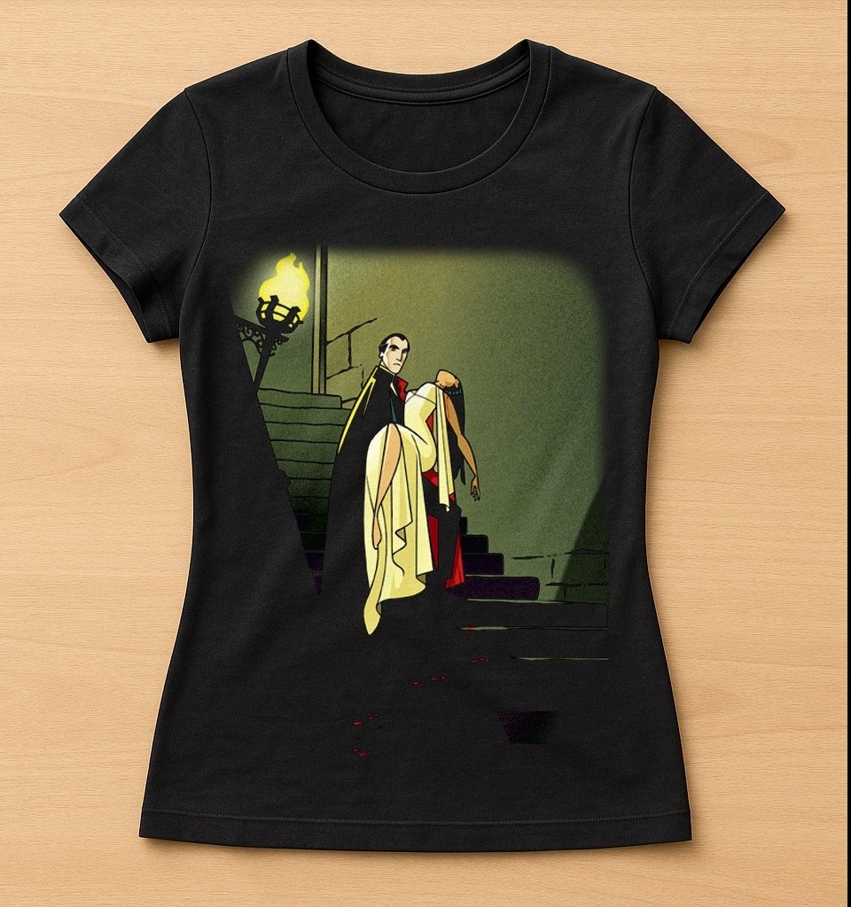 RamonRosanas's tweet image. Dracula T-shirt for girls and boys