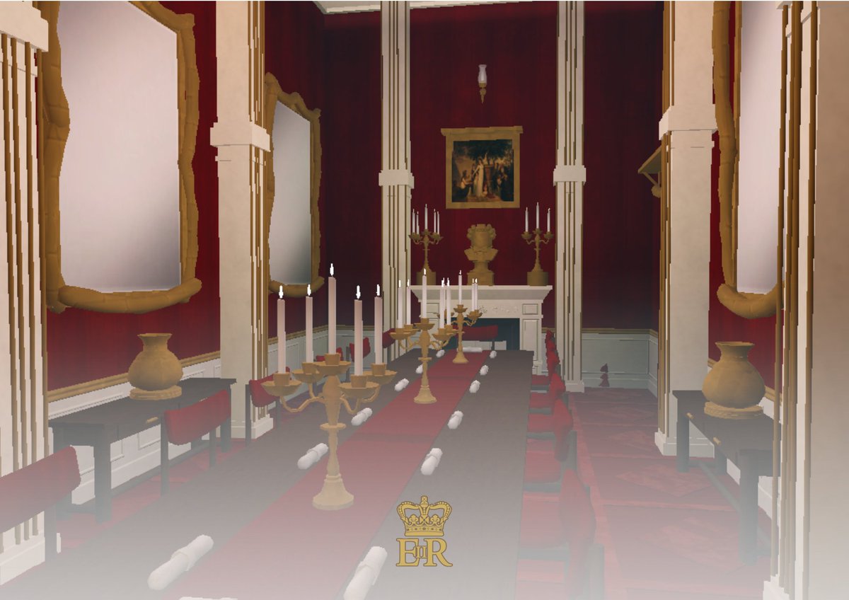UKB_RoyalFamily's tweet photo. 👑| Restoration of Buckingham Palace’s state interiors has now reached its completion, funded through the private resources of Her Majesty Queen Elizabeth II’s husband’s family, His Royal Highness Prince Edward. https://t.co/37qnPvepE2